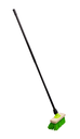 Straatbezem PVC | Tweedelige telescoop steel