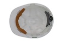 RG5 veiligheidshelm comfort, 6 punts binnenwerk met draaiknop WIT
