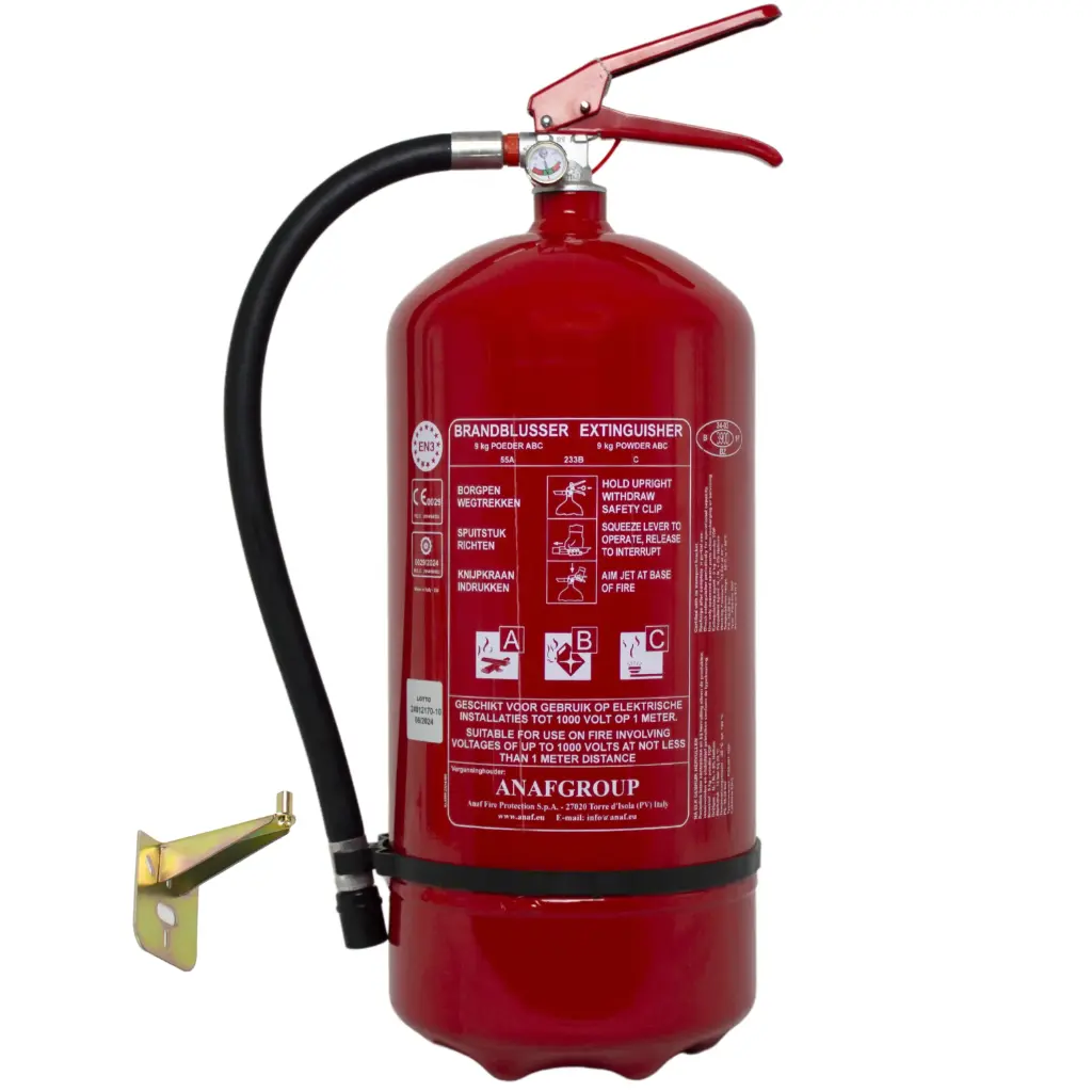 ANAF Poederblusser ABC | 9 kg | 55A 233B C