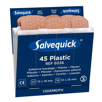 Salvequick navulling 6036 | Plastic | 6 navullingen