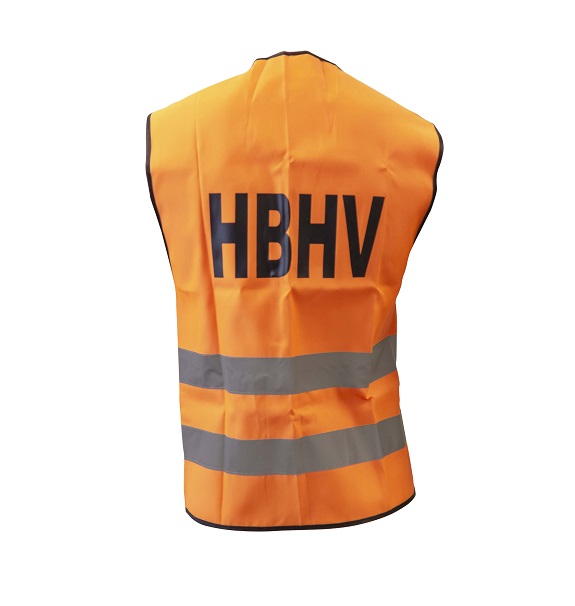 Veiligheidshesje hoofd BHV | Oranje | Reflecterend