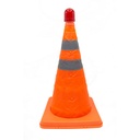 Pion Oranje| 41 cm | Inklapbaar | Reflecterend + LED verlichting | PP