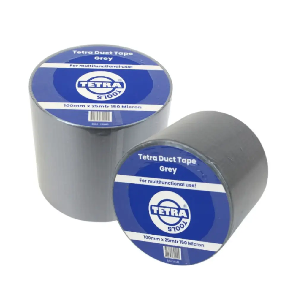TETRA Duct Tape | 100 mm x 25 m | Grijs