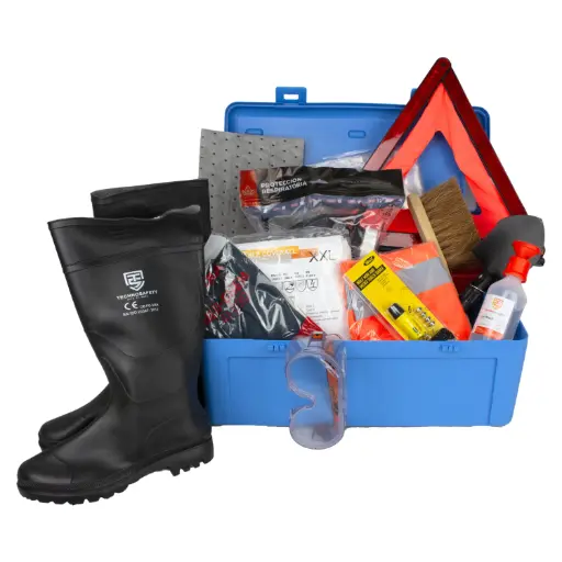 [101022002] Technosafety ADR koffer compleet | Klasse 1 t/m 6,8,9 | Met ATEX lamp