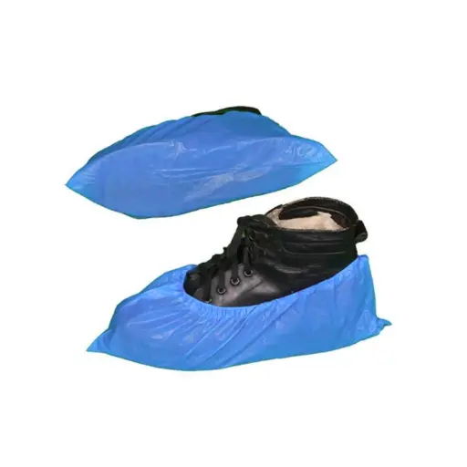 [457022030] Wegwerp Overschoen CPE | 100 stuks | Blauw