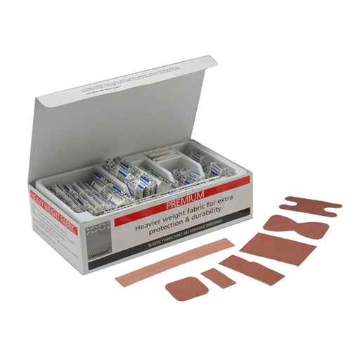 [302022115] Steroplast Pleister assortiment 6038S | 100 stuks | Textiel