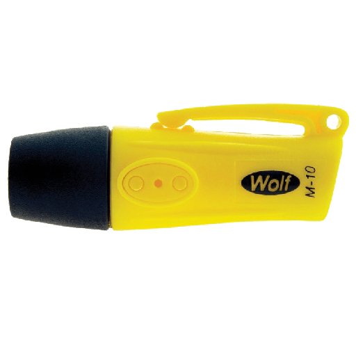 [602022006] Wolf micro Zaklamp M-10 | ATEX zone 0, 1 en 2 | Incl. batterijen