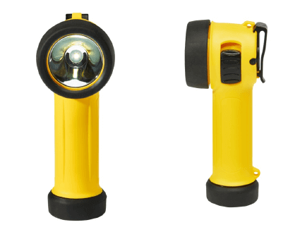 [602022018] Wolf Zaklamp TR-26B | ATEX zone 1 en 2 | Incl. batterijen | Haaks model