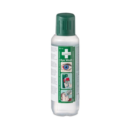 [302022204] Cederroth Oogspoelfles 500 ml | NaCl 0,9%
