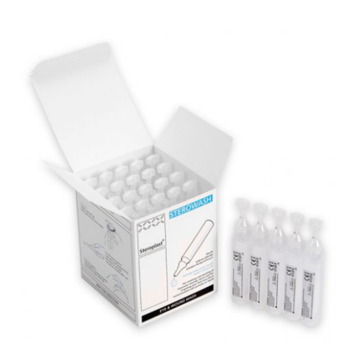[302022111] Steroplast Oog- en wondspoeling 1400W | 25 x 20 ml pods | NaCl 0,9%