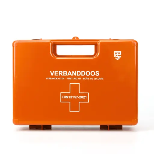[301022009] Technosafety EHBO koffer | DIN13157-2021 | Met wandhouder