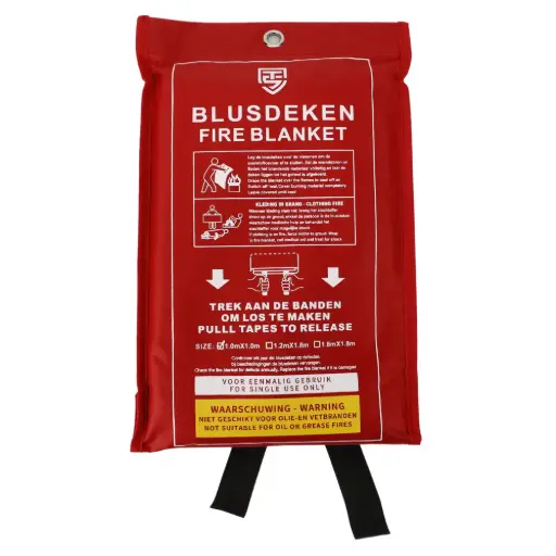 [201022094] Technosafety Blusdeken | 100 x 100 cm | Soft bag