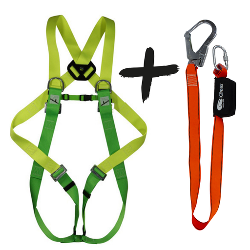 [501066011B] Climax Valbeveiliging set Harnas 27-C | Incl. Vallijn 31-A