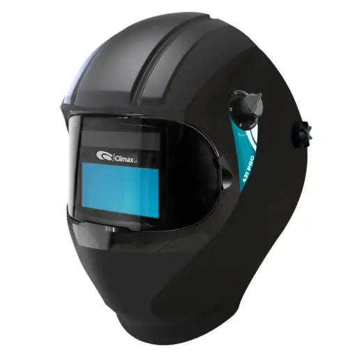 [454066015] Climax Lashelm 431 Pro | Zwart | Automatisch scherm